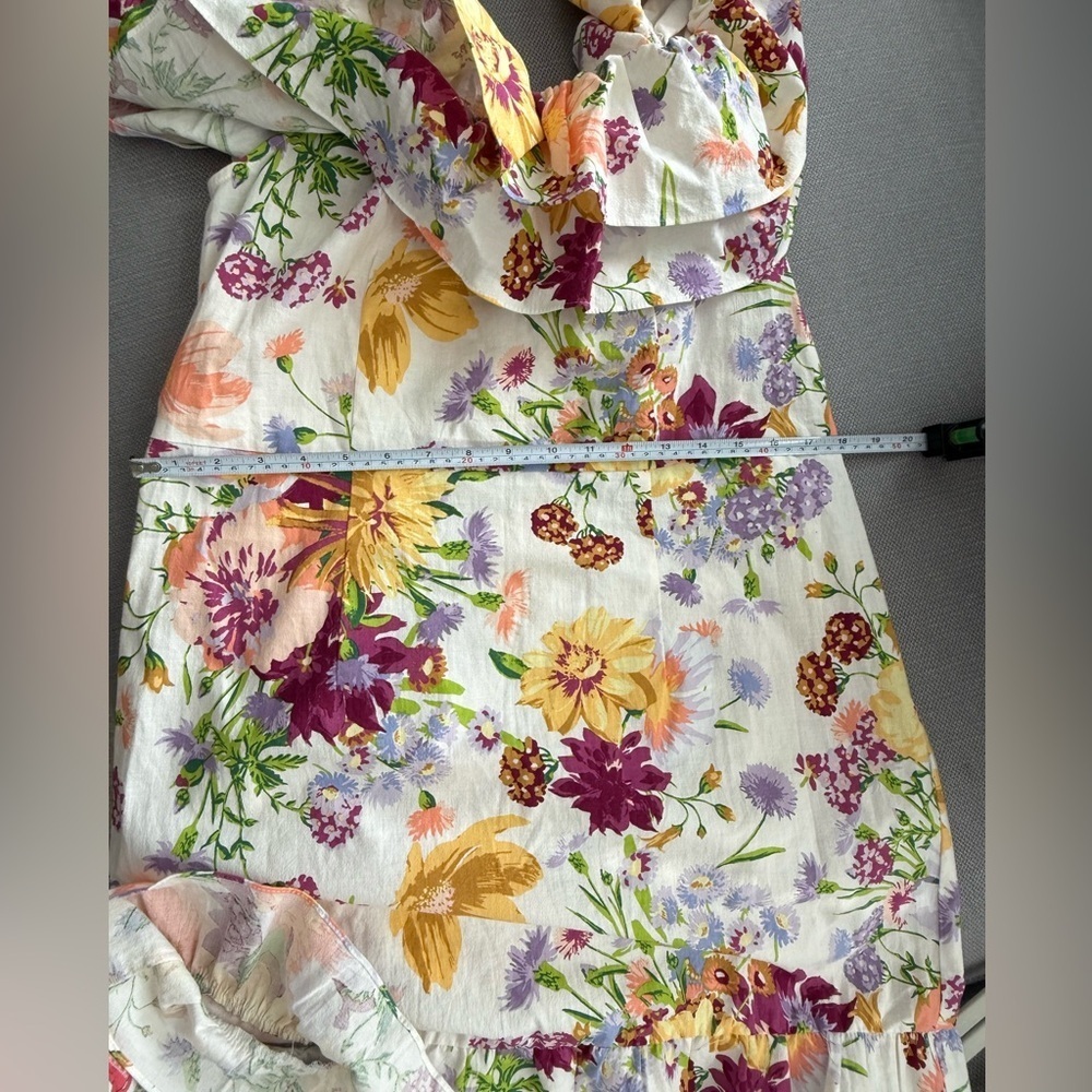 H&M Floral Ruffle Off-Shoulder Dress - Picture 9 of 9